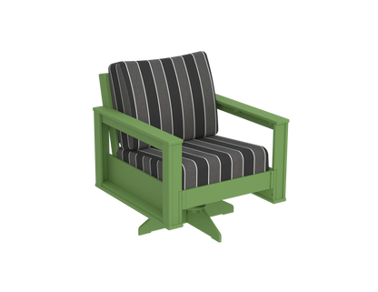 Modern Outdoor Swivel Arm Chair