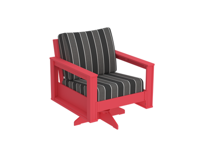 Modern Outdoor Swivel Arm Chair