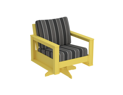Modern Outdoor Swivel Arm Chair