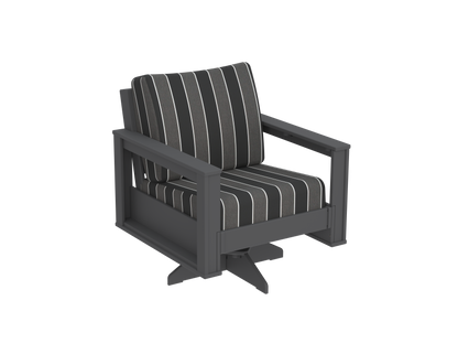 Modern Outdoor Swivel Arm Chair