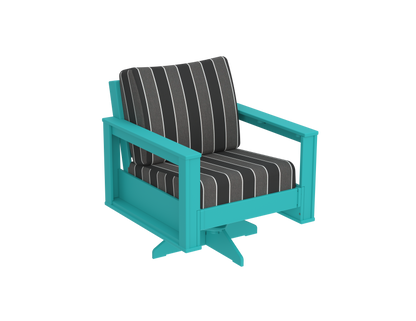 Modern Outdoor Swivel Arm Chair