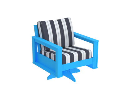 Modern Outdoor Swivel Arm Chair