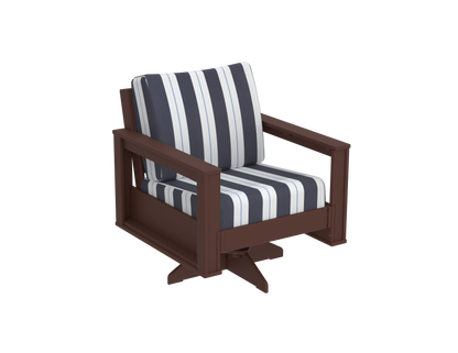 Modern Outdoor Swivel Arm Chair