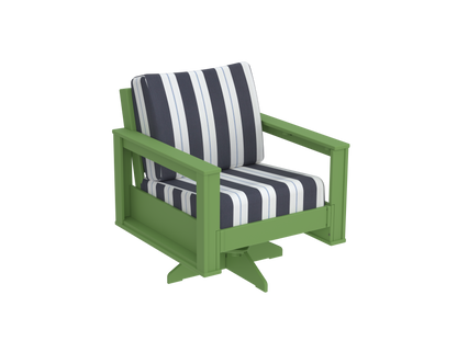 Modern Outdoor Swivel Arm Chair
