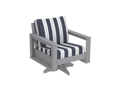 Modern Outdoor Swivel Arm Chair