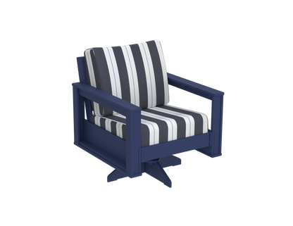 Modern Outdoor Swivel Arm Chair