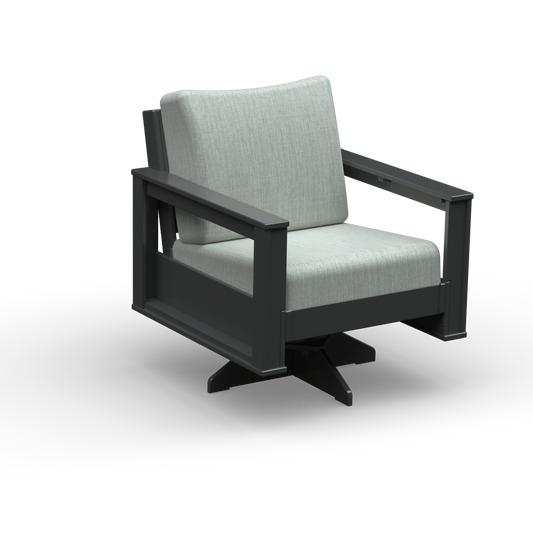 Modern Outdoor Swivel Arm Chair