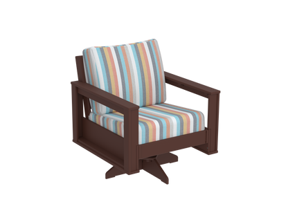 Modern Outdoor Swivel Arm Chair