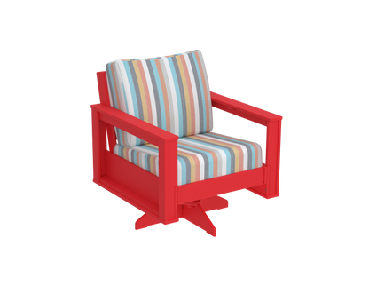 Modern Outdoor Swivel Arm Chair