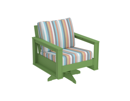 Modern Outdoor Swivel Arm Chair