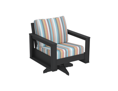 Modern Outdoor Swivel Arm Chair