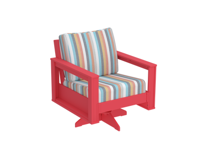 Modern Outdoor Swivel Arm Chair