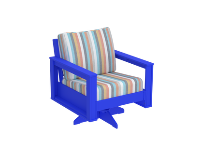 Modern Outdoor Swivel Arm Chair