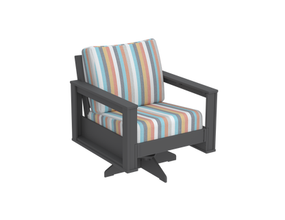 Modern Outdoor Swivel Arm Chair