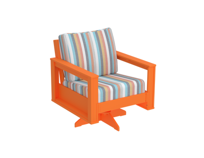 Modern Outdoor Swivel Arm Chair