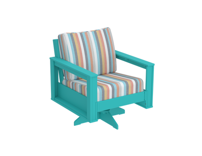 Modern Outdoor Swivel Arm Chair