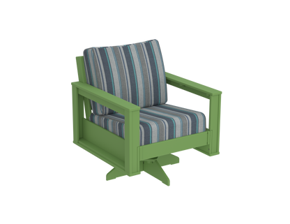 Modern Outdoor Swivel Arm Chair