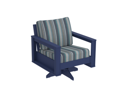 Modern Outdoor Swivel Arm Chair