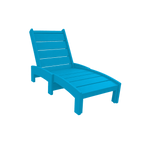 Modern Outdoor Armless Chaise Lounge