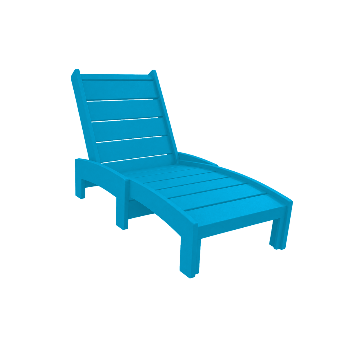 Modern Outdoor Armless Chaise Lounge