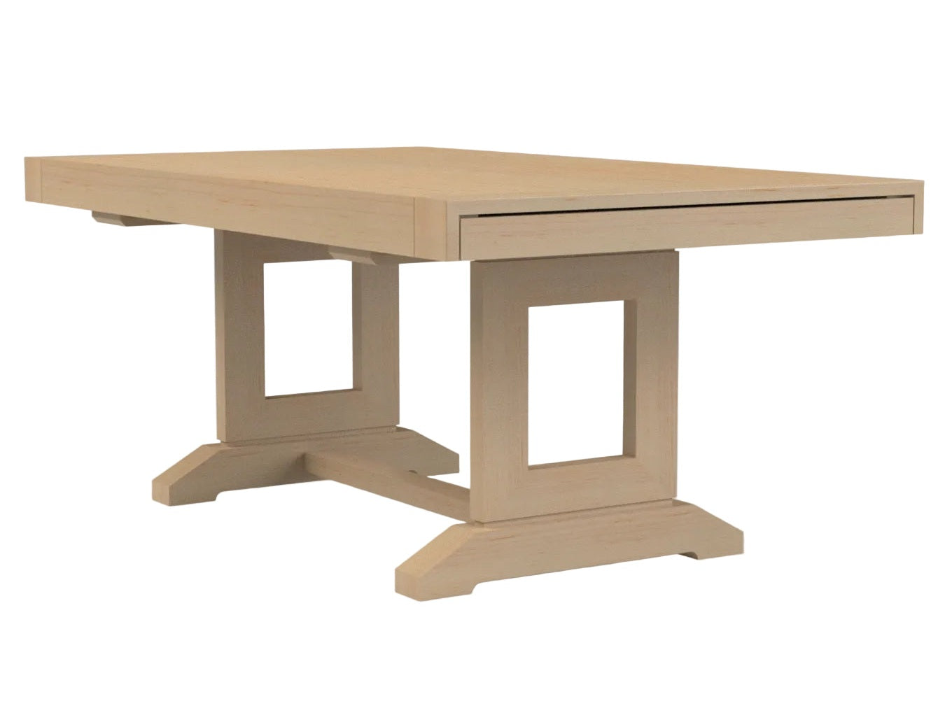 Mitered Dining Table with Tribeca Base