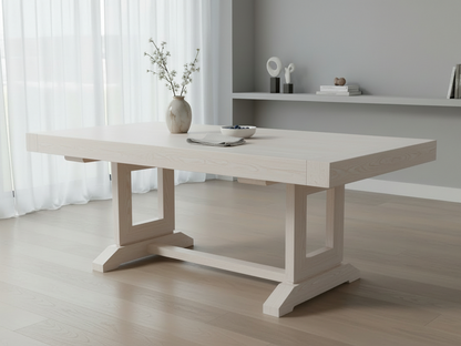 Mitered Dining Table with Tribeca Base