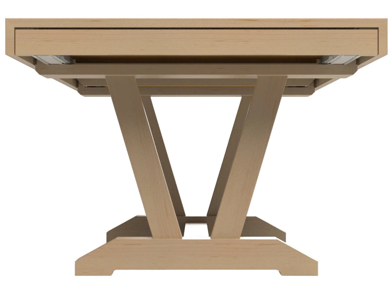 Mitered Dining Table with Vincent Base