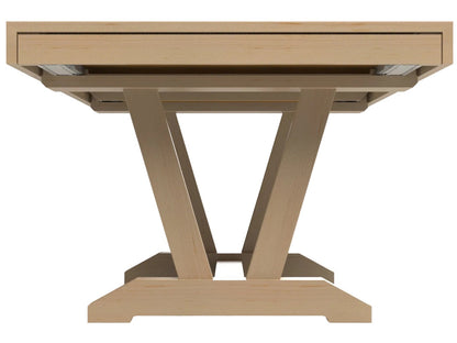 Mitered Dining Table with Vincent Base