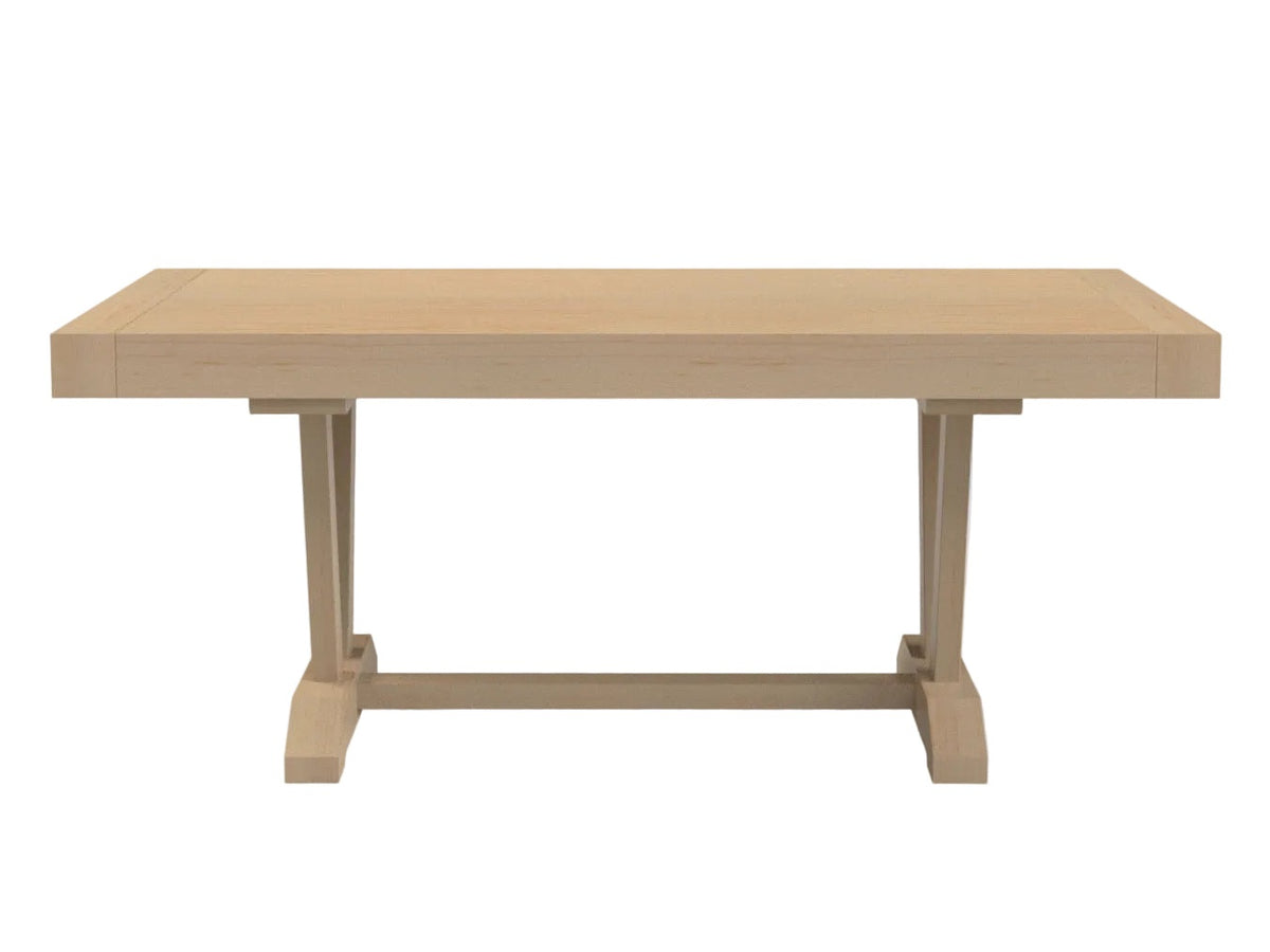 Mitered Dining Table with Vincent Base