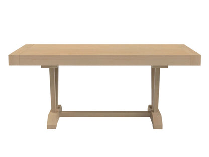 Mitered Dining Table with Vincent Base