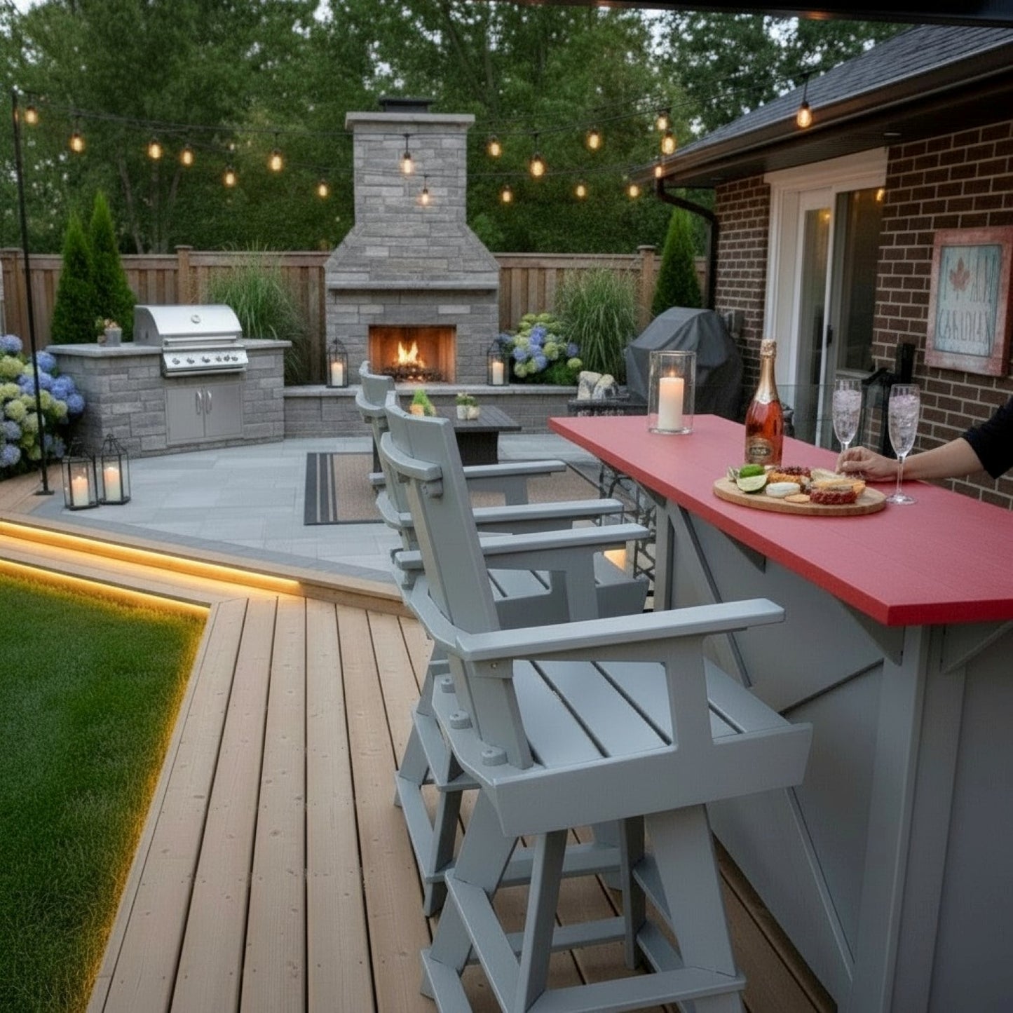 Modern Outdoor X-Bar