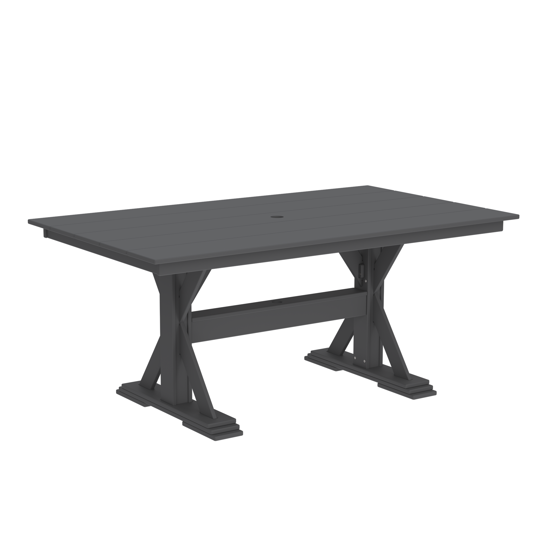 Modern Outdoor X-Base Dining Table 96