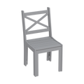 Modern Outdoor X-Back Dining Side Chair