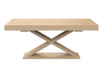Mitered Dining Table with X-Pedestal Base