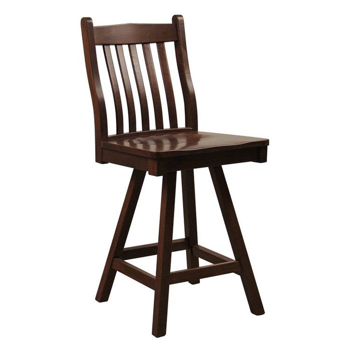 Mini Contour Mission Swivel Barstool 24"