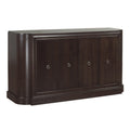 Corbusier sideboard 20" x 66" x 37" 4 door 1 interior drawer