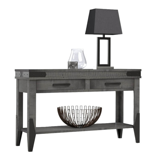 Flat Iron  Hall Table w/Drawer(s) & shelf