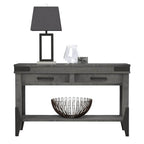 Flat Iron  Hall Table w/Drawer(s) & shelf