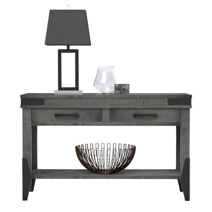 Flat Iron  Hall Table w/Drawer(s) & shelf