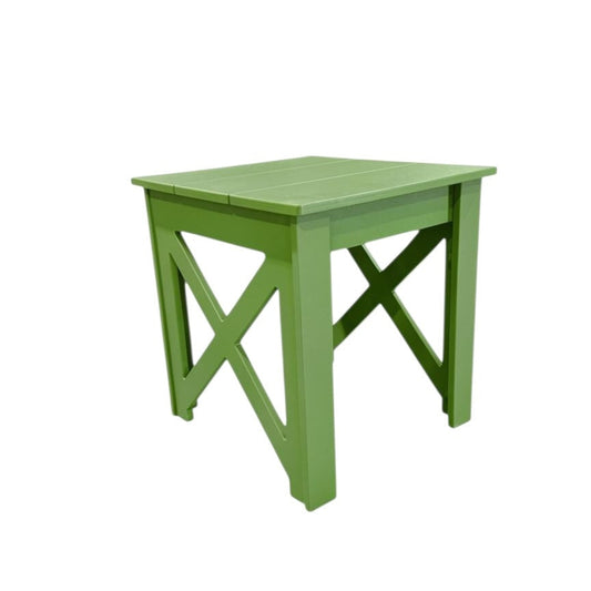 Modern Outdoor X End Table 22"Wx24"Dx24"H