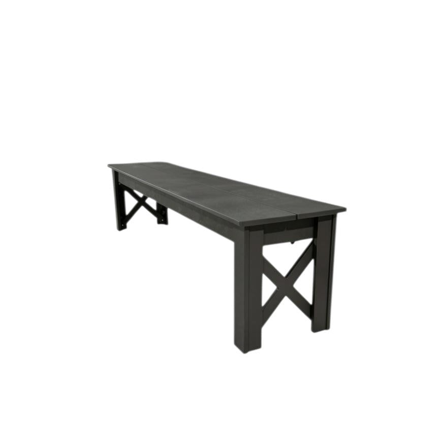 Modern Outdoor X Harvest Dining Bench