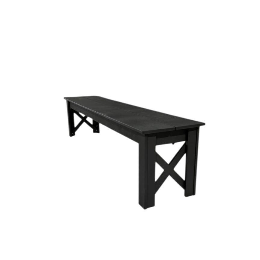 Modern Outdoor X Harvest Dining Bench