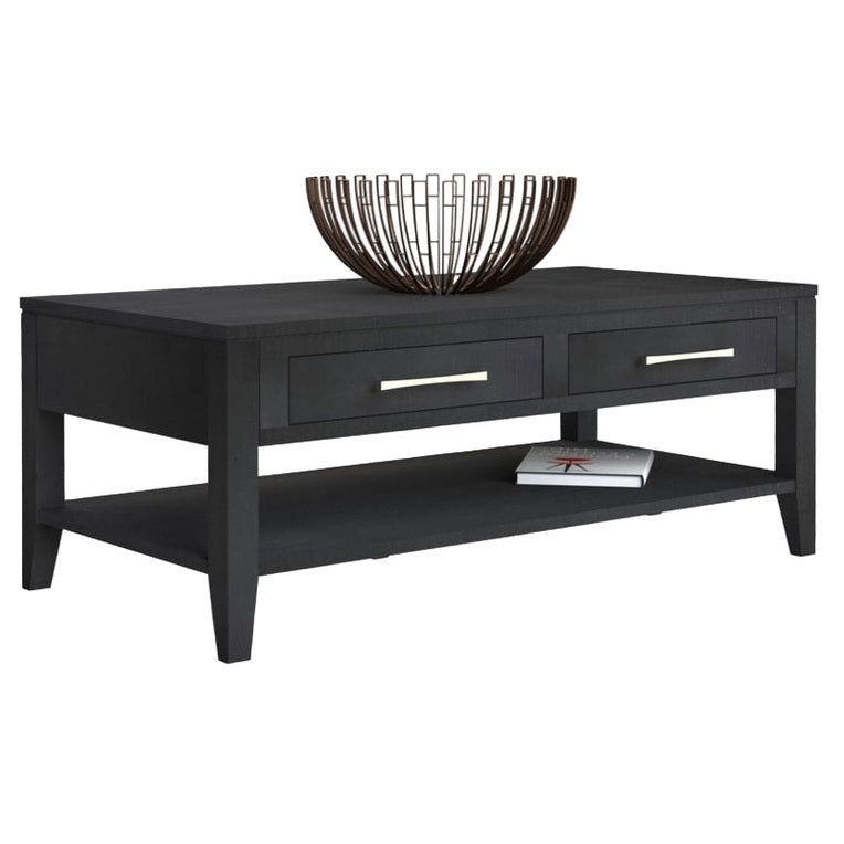 Metro  Coffee Table w/2 Drawers & Shelf