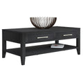 Metro  Coffee Table w/2 Drawers & Shelf
