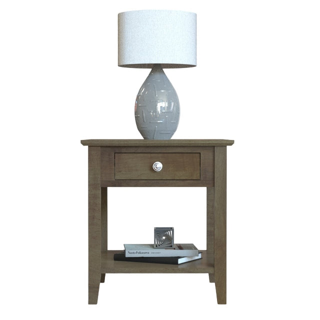 Shaker  End Table w/1 Drawer & Shelf