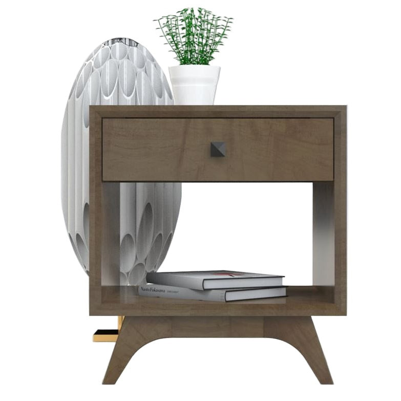 Mansfield  End Table w/1 Drawer & Shelf