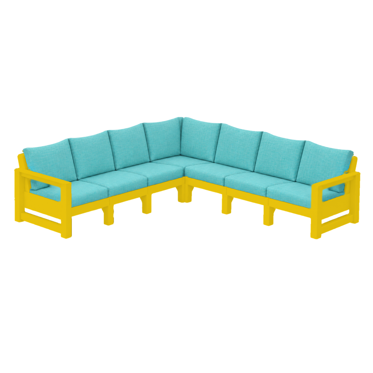 Modern Outdoor 7 Seater Sectional