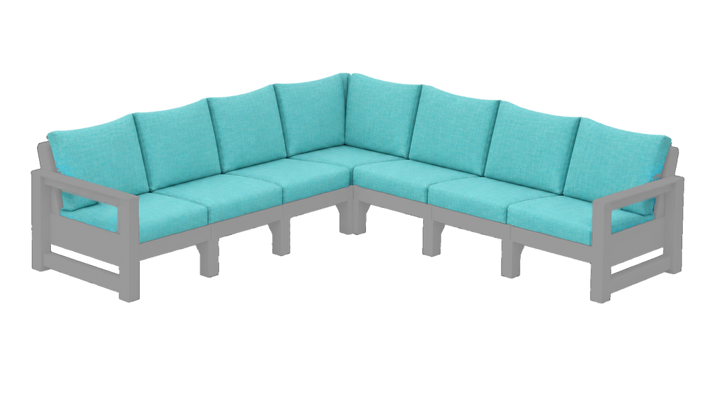 Modern Outdoor 7 Seater Sectional
