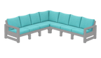 Modern Outdoor 7 Seater Sectional