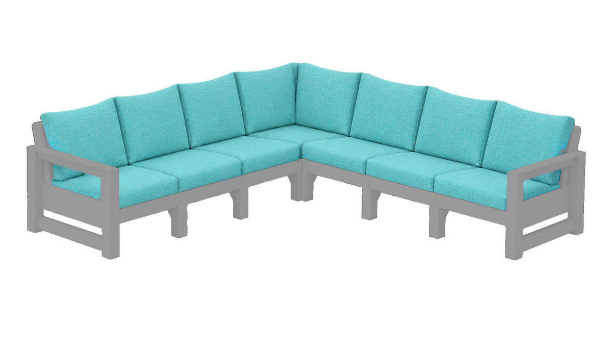 Modern Outdoor 7 Seater Sectional